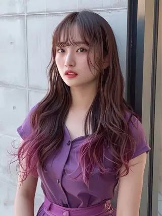 ロング カラー 凜花 /天王寺/カラーのヘアスタイル