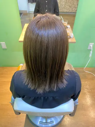 セミロング カラー 【エシカル】 HOSOMIのヘアスタイル
