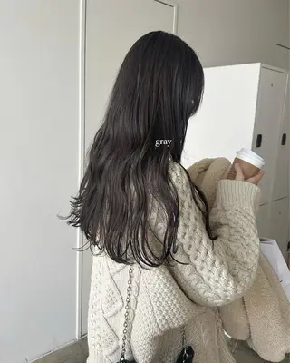 ロング カラー 髪質改善/似合わせ カラー/レイヤーのヘアスタイル