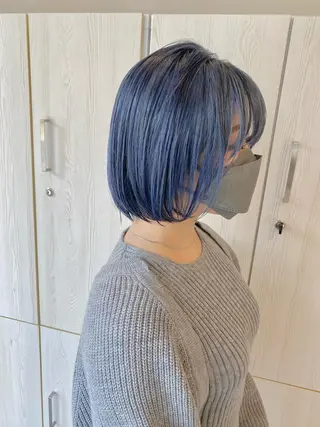 ショート カラー ハイトーン×似合わせ 🌱中川慎之介のヘアスタイル