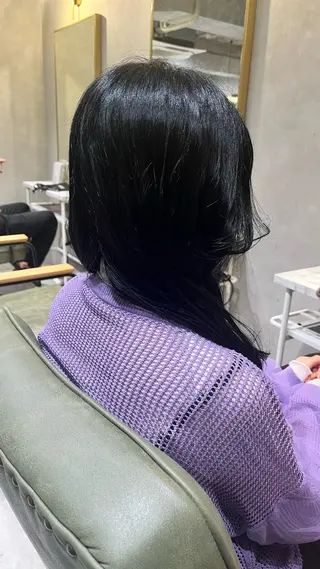 ミディアム カラー 新宿/アシスタント AiNAのヘアスタイル