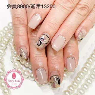 ネイル 💗🪽Tiary Nail🪽💗のネイルデザイン