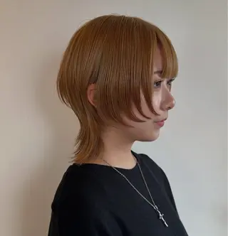 ショート 大阪ウルフカット ハッシュカットのヘアスタイル