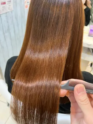 セミロング 【髪質改善カラー】 瀧田嵐士🇰🇷のヘアスタイル