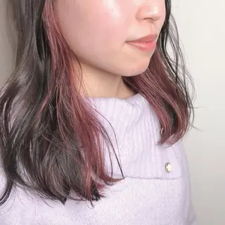 ミディアム カラー 中屋恵美🎨 Designカラーのヘアスタイル