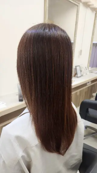 セミロング Earth八幡西店 momoのヘアスタイル