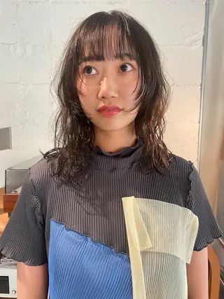 ミディアム PARK　枝元 みうのヘアスタイル