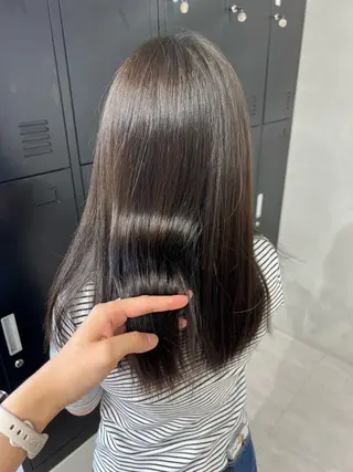 ロング カラー 小森聖奈 韓国風/透明感のヘアスタイル