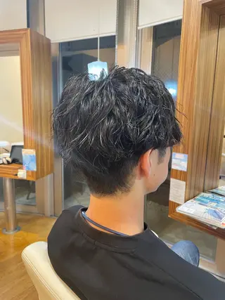 パーマ メンズ 本多 美羽のヘアスタイル
