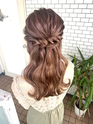 ヘアアレンジ 大人可愛いヘアメイク 💋🧚‍♀️しずかのヘアスタイル