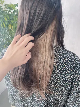 セミロング カラー ヘアアレンジ stylist/蛯谷 珠里のヘアスタイル