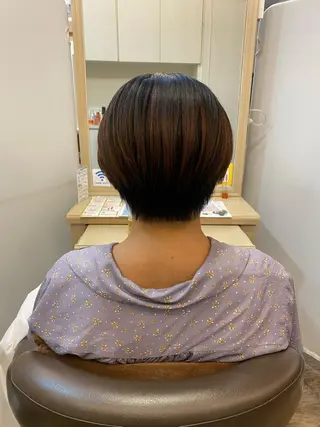 ショート 長嶋 花梨のヘアスタイル