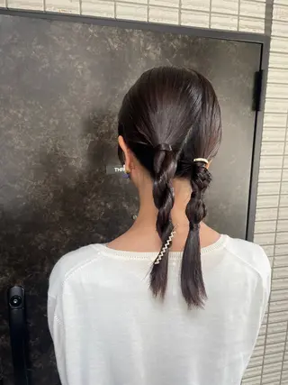 ヘアアレンジ 博多ブリーチ /Ririkaのヘアスタイル