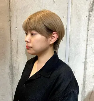 カラー ドアベルヘアリビング所属・加藤志保 🎗️🫧モデル募集のヘアスタイル