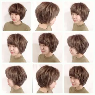 ショート カラー 韓国ヘア得意❤︎森澤 悠佳のヘアスタイル