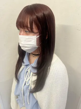 ロング カラー ボブ/透明感カラー /さちかのヘアスタイル