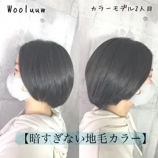 ショート 小顔レイヤー/ 透明感カラー/増田のヘアスタイル