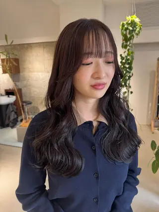 ミディアム カラー yuka🥕 橿原神宮前のヘアスタイル