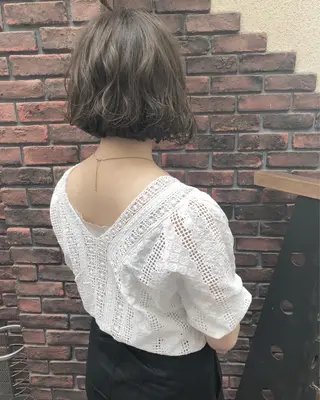 ミディアム カラー nakahara madokaのヘアスタイル