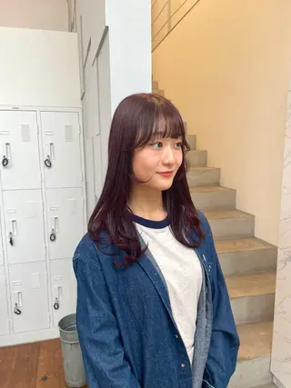 ロング miu /透明感カラーのヘアスタイル