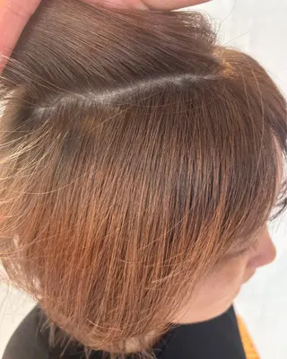 ショート カラー DX SHARE SALON所属・matka白髪ぼかし 大人ヘア/KEIKOのヘアスタイル