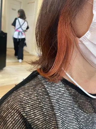 ミディアム 亀川蓮 Agu hairのヘアスタイル
