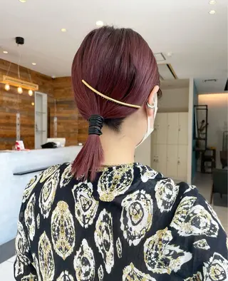 ミディアム ハイトーン/ 髪質改善/ヒロタリカのヘアスタイル