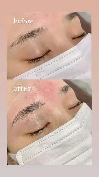 パーマ アイブロウ pu muのネイルデザイン