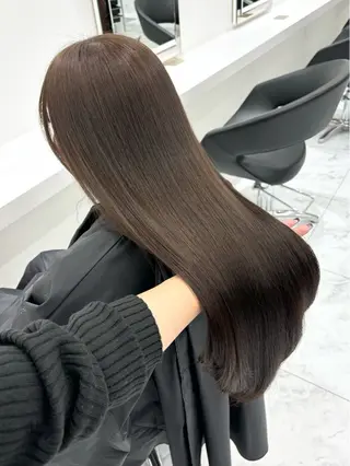 ロング パーマ Beleza Era所属・韓国レイヤー/ 縮毛矯正🎀minaのヘアスタイル