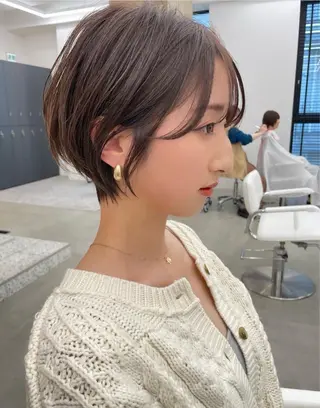 ショート カラー urara/ショート /透明感カラーのヘアスタイル