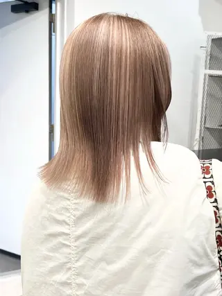 ミディアム カラー HARU//原宿🤍 リピート率NO.1のヘアスタイル