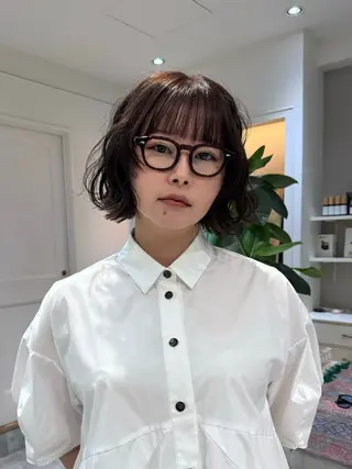 ショート sliver siki・ayanaのヘアスタイル