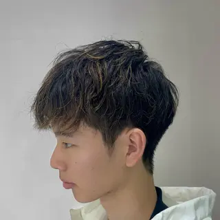 メンズ うる艶カラー/ 髪質改善/まい🪐‪のヘアスタイル