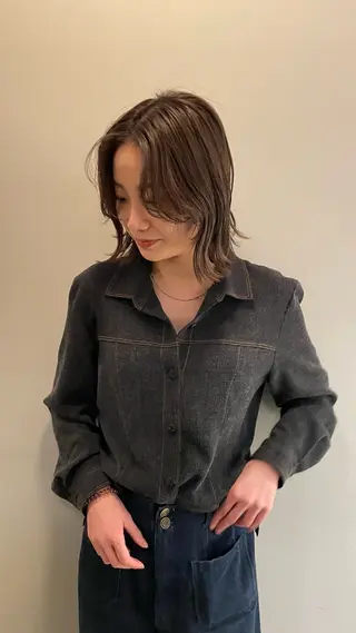 ミディアム カラー 原宿/ケパーマ 🧺ユウマのヘアスタイル