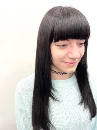 セミロング カラー ヘアアレンジ HARU//原宿🤍 リピート率NO.1のヘアスタイル