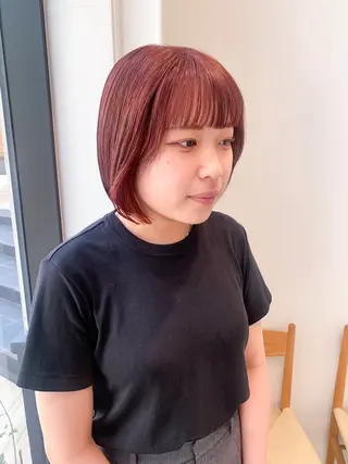 ショート カラー ヘアアレンジ yuka .のヘアスタイル