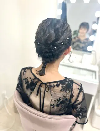 ショート ヘアセット/金山 佐野 妃都美のヘアスタイル