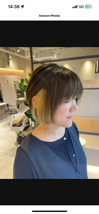 ショート カラー ✨艶髪職人艶カラー✨ 中本輝人のヘアスタイル