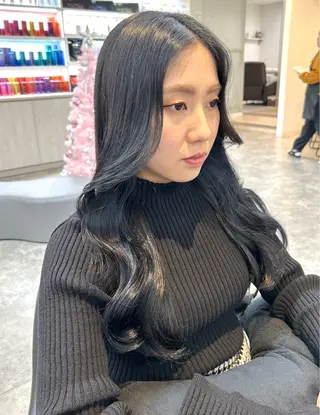 ロング カラー 韓国ヘア/艶髪🎀 宮川みほのヘアスタイル