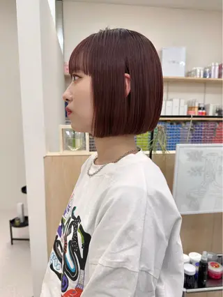 ショート カラー 🪭risa 暖色/レイヤー🪭のヘアスタイル