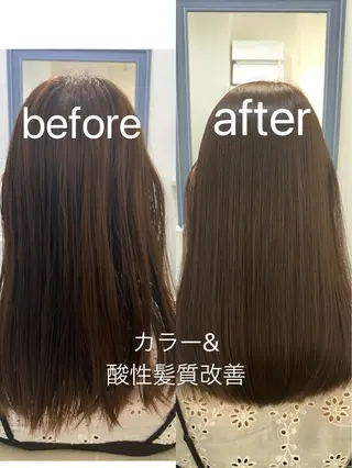 ロング カラー ✨髪質改善が大好評✨ 美容室lic近藤✨のヘアスタイル