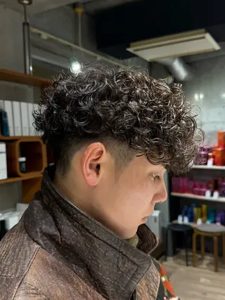 パーマ メンズ 【fifth】渡部 永遠のヘアスタイル