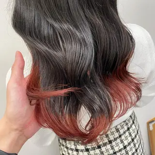 セミロング カラー レイヤー/韓国❣️ 髪質改善/亘紘輝のヘアスタイル