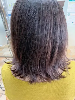 ミディアム カラー ヘアアレンジ ハットリ /北習志野のヘアスタイル