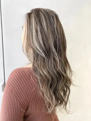 ロング カラー M IIのヘアスタイル