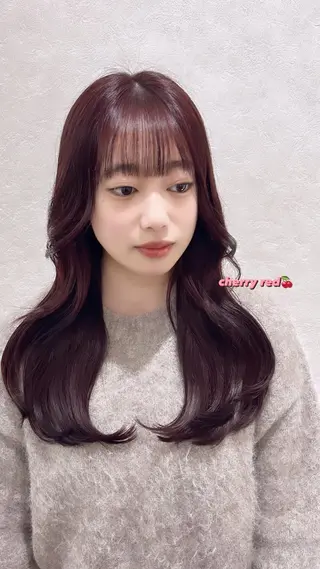 ロング カラー Mayuka ：）のヘアスタイル