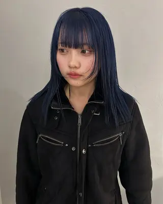 ロング カラー ケアパーマ/ケアブリ ーチdaisukeのヘアスタイル