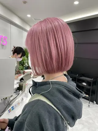 カラー 柔らか🪽うる艶 🎀ブリーチカラーのヘアスタイル