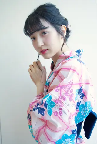 ロング ヘアアレンジ 店長/mao/ 前髪/顔周りカットのヘアスタイル