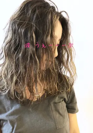 ロング カラー Memories水天宮前所属・花渕 俊彦のヘアスタイル
